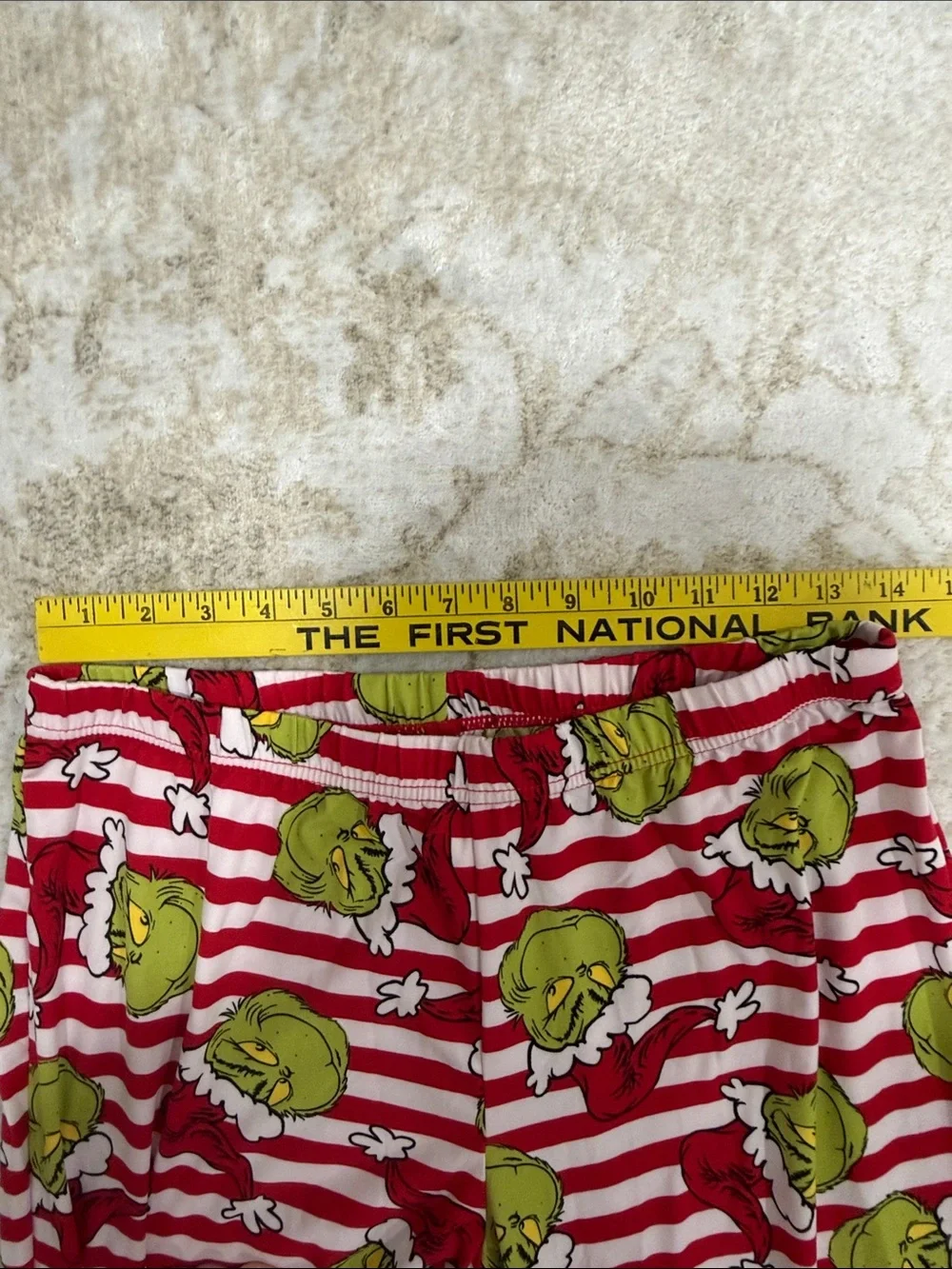Women’s Red Grinch Stripe Pajama Bottoms